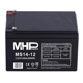 Baterie MHPower MS14-12 VRLA AGM 12V/14Ah, Faston F2