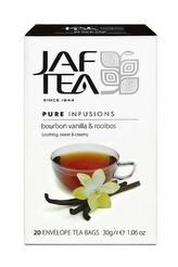 JAFTEA Infusion Bourbon Vanilla Rooibos přebal 20x1,5g