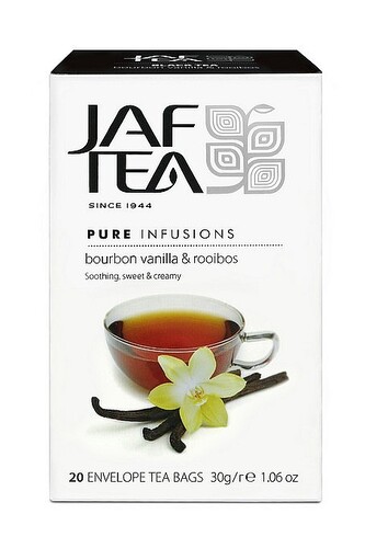 JAFTEA Infusion Bourbon Vanilla Rooibos přebal 20x1,5g JAFTEA Infusion Bourbon Vanilla Rooibos přebal 20x1,5g