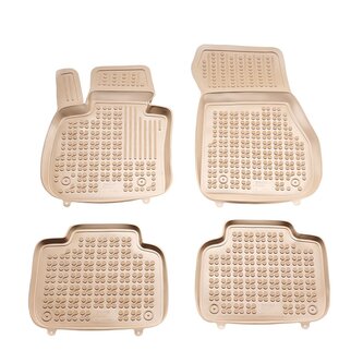 Gumové autokoberce BMW X1 2015-2022 (F48, béžové)