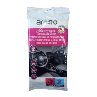 Čistící ubrousky na palubní desku (20 ks)