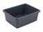 PLASTOVÁ OBDÉLNÍKOVÁ MÍSA 37X30CM 11L TMAVĚ ŠEDÁ -BEN