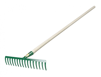 Hrábě 16 hrotů kovové s násadou 150cm