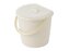 NÁSTĚNNÉ PLASTOVÉ VĚDRO S VÍKEM 11L KRÉMOVÉ -BEN