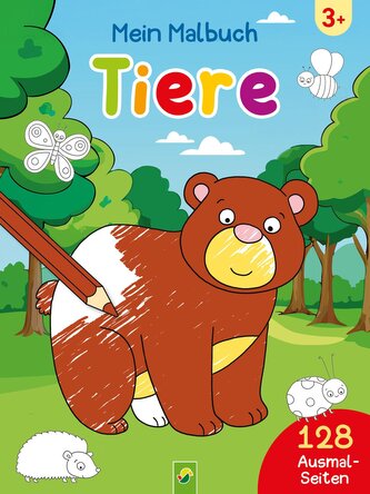 Mein Malbuch Tiere  I Ab 3 Jahren