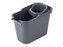 OBDÉLNÍKOVÉ PLASTOVÉ VĚDRO SE ŽDÍMAČEM 12L TMAVĚ ŠEDÉ -BEN