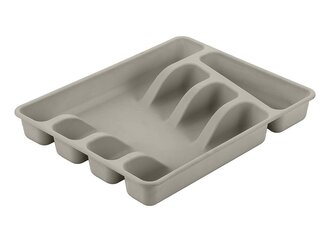 VLOŽKA DO ZÁSUVKY PLASTOVÁ SVĚTLE ŠEDÁ -BEN