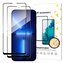 Wozinsky zestaw 2x super wytrzymałe szkło hartowane Full Glue na cały ekran z ramką Case Friendly iPhone 16e, iPhone 14, iPhone 13 Pro / iPhone 13 czarny