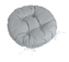 Sedák Adéla prošívaný kulatý - Šedá - průměr 40 cm