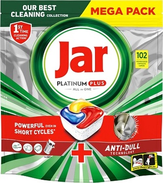Jar Platinum Plus Yellow kapsle na nádobí 102 ks