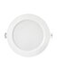 Q-102P LED panel 9W 990lm 4000K bílý - kruhový vestavný Qtec
