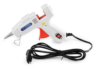 Tavná pistole na lepidlo Ø7 mm - 1 ks - bílá Tavná pistole na lepidlo Ø7 mm - 1 ks - bílá