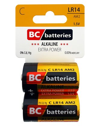 BC LR14/C AM2 Alkalická baterie - Extra power 2ks BLISTR 1,5V