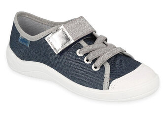 251Y195 31 - dívčí tenisky Befado 1 SZ šedomodré 251Y195_34