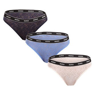 3PACK dámské kalhotky HUGO vícebarevné (50535254 961) XL 3PACK dámské kalhotky HUGO vícebarevné (50535254 961) XL
