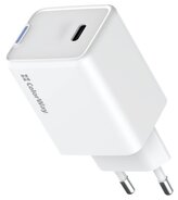 COLORWAY 1x USB-C/ síťová nabíječka/ GaN/ PD/ PPS/ 45W/ Bílá
