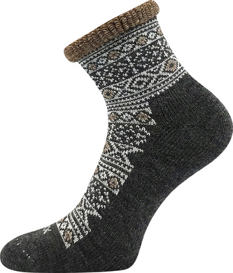 VoXX® ponožky Alesund tm.šedá melé 39-42 (26-28) 1 pár