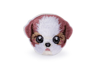 Nažehlovačka pes - 10 ks - 2 béžová tm.