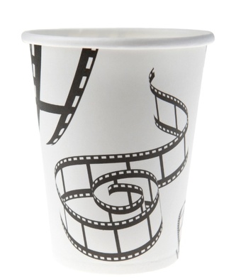 Papírové kelímky Movie Night 270 ml - 10 ks