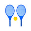 Líný tenis RULYT® set 4 Junior - rakety s míčkem