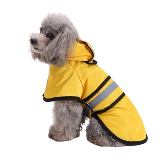 Reflexní pláštěnka pro psa XL Žlutá