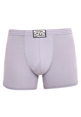 Pánské boxerky Styx long klasická guma světle šedé (F1067) XL