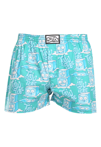 Pánské trenky Styx art klasická guma ledové kostky (A1657) XL Pánské trenky Styx art klasická guma ledové kostky (A1657) XL