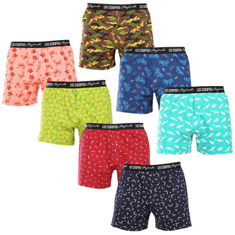 7PACK pánské trenky Lee Cooper vícebarevné (7xPO38811/2) L