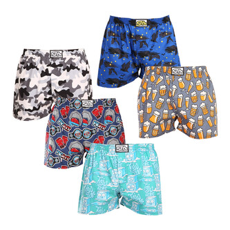 5PACK pánské trenky Styx art klasická guma vícebarevné (5A1377679) M 5PACK pánské trenky Styx art klasická guma vícebarevné (5A1377679) M
