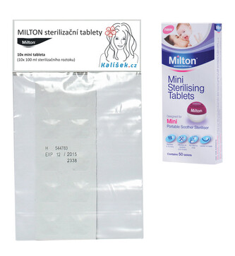 MILTON sterilizační tablety (MIL001)