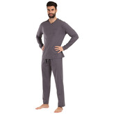 Pánské pyžamo Nedeto šedé (NP003) 4XL