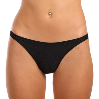 Dámská tanga Lovelygirl černá (1992-black) S
