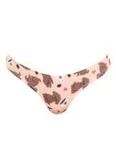Veselé dámské kalhotky brazilky Dedoles Puppuccino (D-W-UN-BL-C-C-237) S