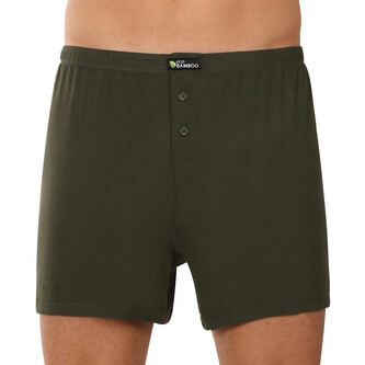 Pánské trenky Gino bambusové zelené (75194) XXL