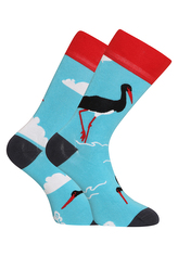 Veselé bambusové ponožky Dedoles Čáp černý (D-U-SC-RS-C-B-1549) L