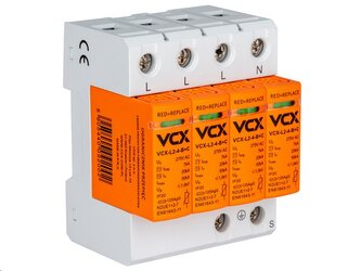 Přepěťová ochrana VCX L2-4-B+C AC třída T1T2 (B+C) 4P 7kA