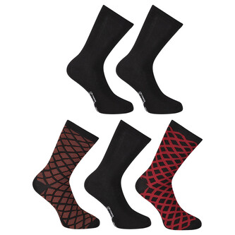 5PACK ponožky Lee Cooper vysoké vícebarevné (PO41021) M