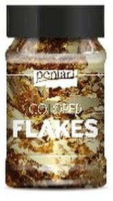 Folia płatki 100ml, barokowe złoto, Pentart