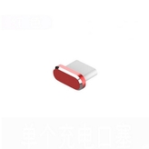Záslepka aluminium pro konektor USB Typ C, barva red
