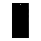 LCD display + Dotyk + Přední Kryt pro Samsung S908 Galaxy S22 Ultra Phantom Black