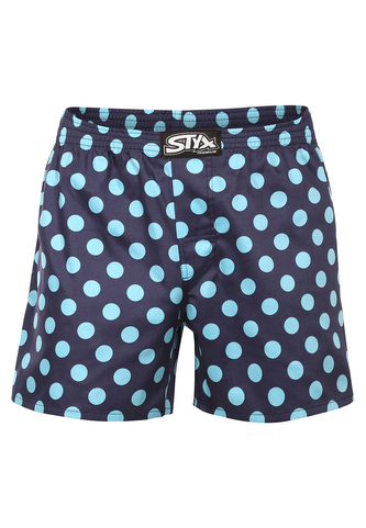 Pánské trenky Styx premium art klasická guma puntíky (AP1053) XL