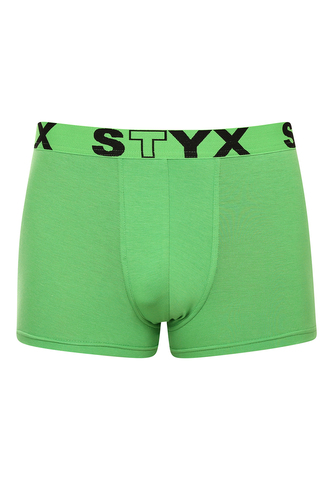 Pánské boxerky Styx sportovní guma zelené (G1069) XL