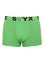 Pánské boxerky Styx sportovní guma zelené (G1069) XL