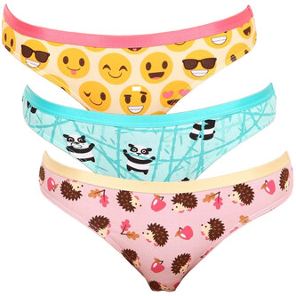 3PACK veselé dámské kalhotky Dedoles (GMFB085969) L