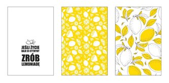 ŚCIERKA KPL.3 SZT 40X60 KUKE 001 CYTRYNY BAW.