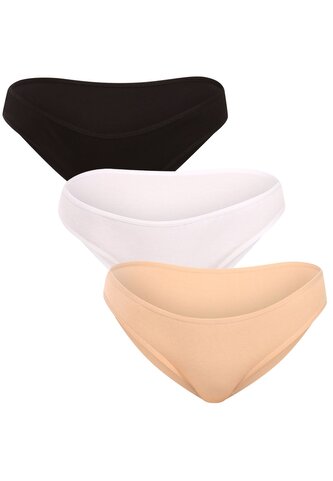 3PACK dámské kalhotky Nedeto vícebarevné (3NK004) S
