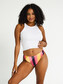 Menstruační kalhotky PUMA & Modibodi Seamfree Active Thong Light-Moderate Sunset Glow Yellow (MODI4074SGY) M