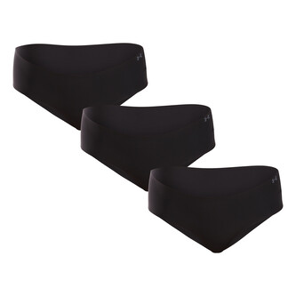 3PACK dámské kalhotky Under Armour černé (1383895 001) XS