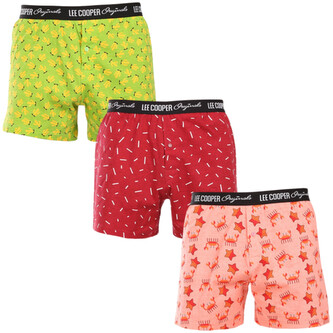 3PACK pánské trenky Lee Cooper vícebarevné (3xPO38811/2) XXL