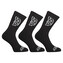 3PACK ponožky Styx vysoké černé (3HV960) XL